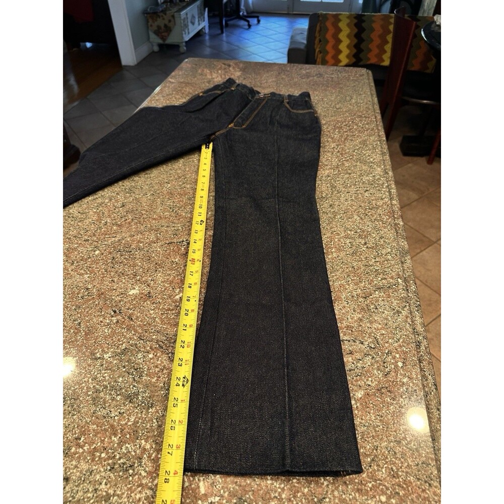 VINTAGE Foxtails High Waisted Rise Retro Mom Jeans 1980s SZ 24' see measurements - Picture 11 of 13